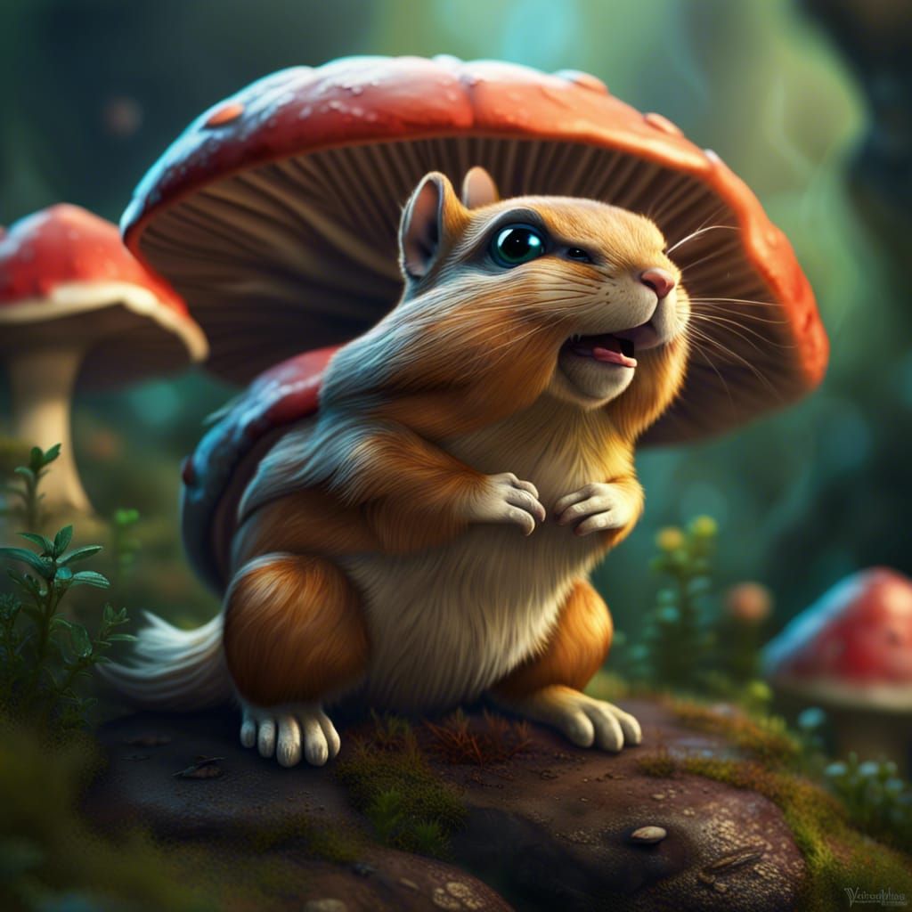 Mushroom chipmunk