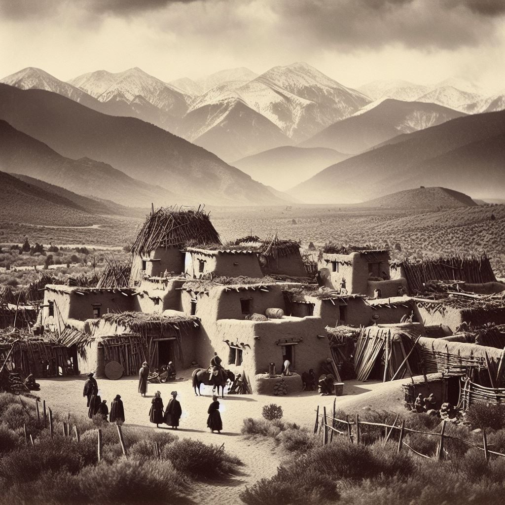 Taos pueblo. New Mexico. 1885.