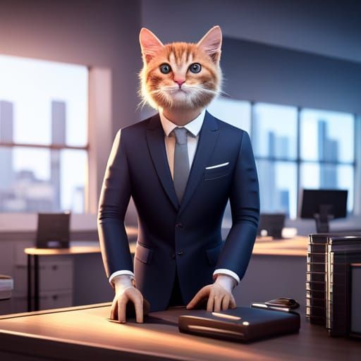 Business Kitten