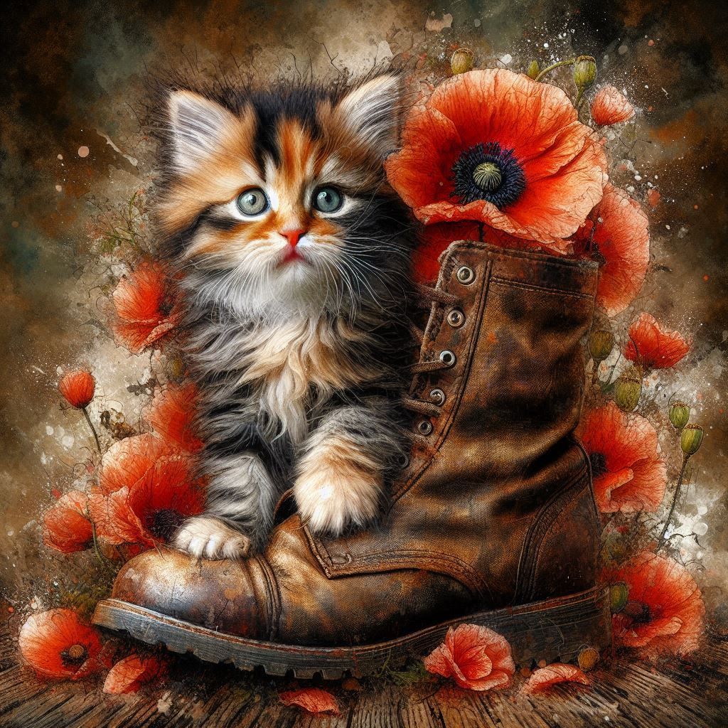 Cat on the Boot 😁😸😸
