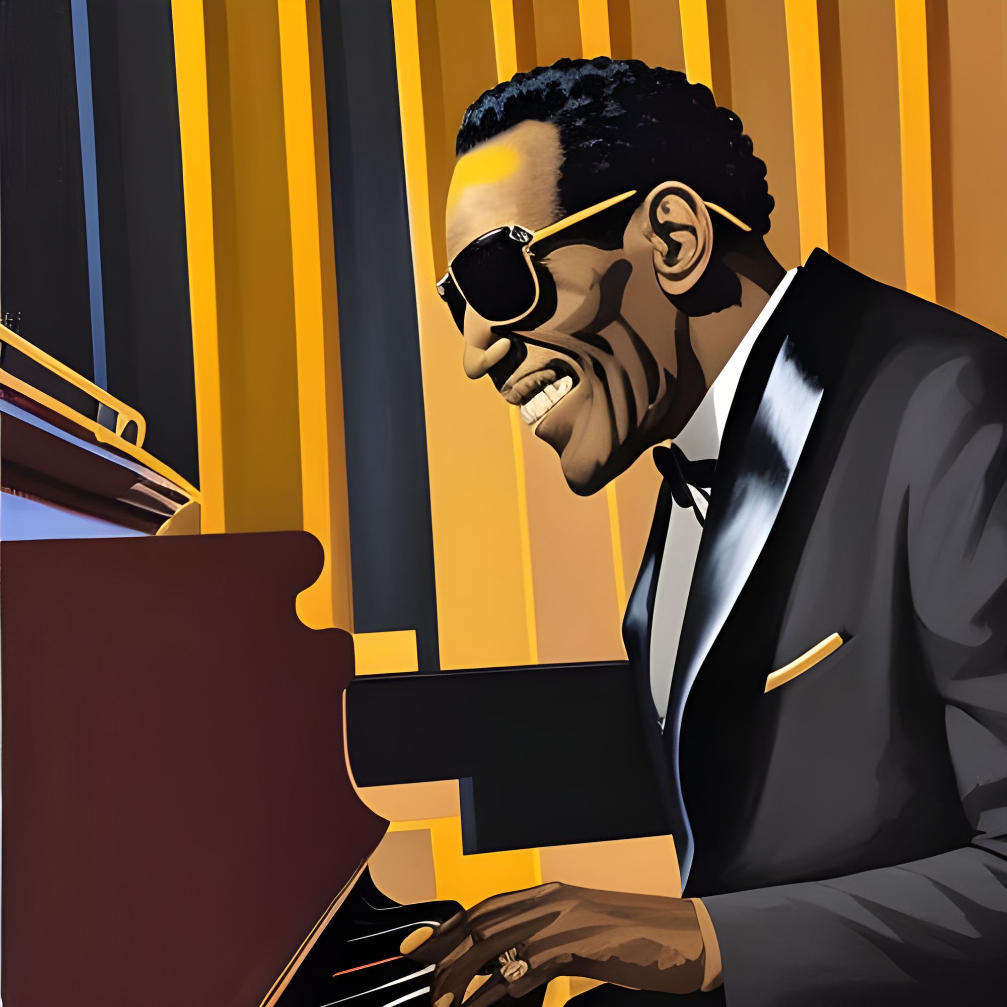 Ray Charles - AI Generated Artwork - NightCafe Creator