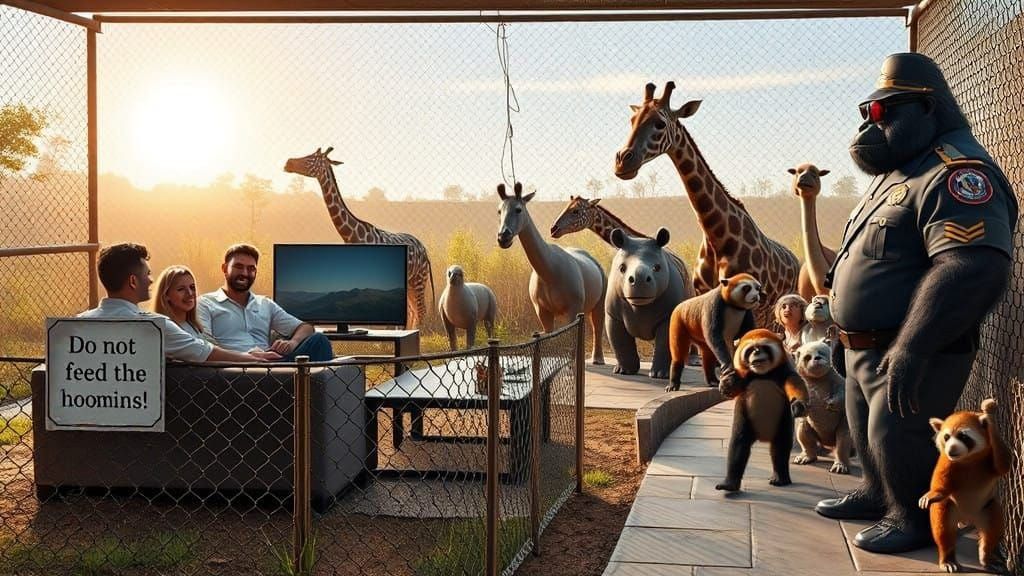 The Hoomin Zoo! - 01  by @Its Adventageous