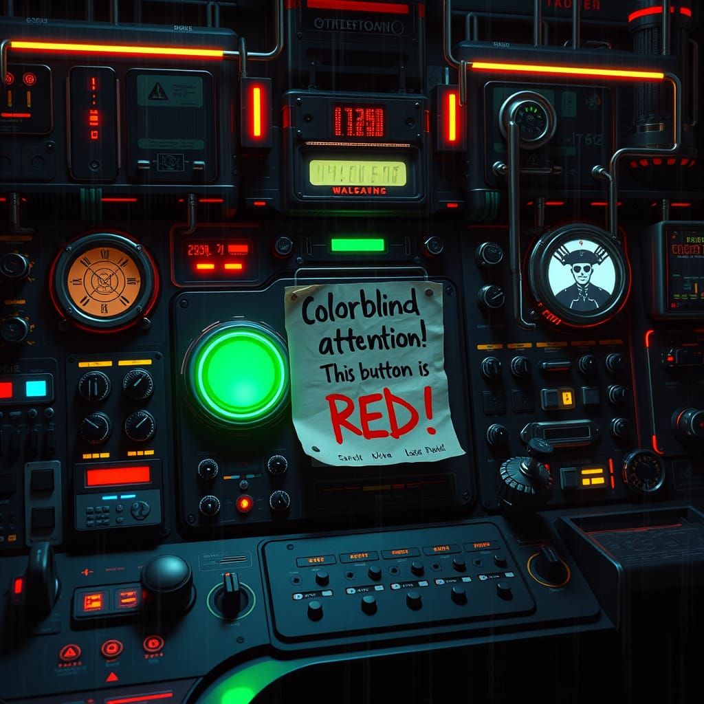 Don't Press the Button!  by @Hiro