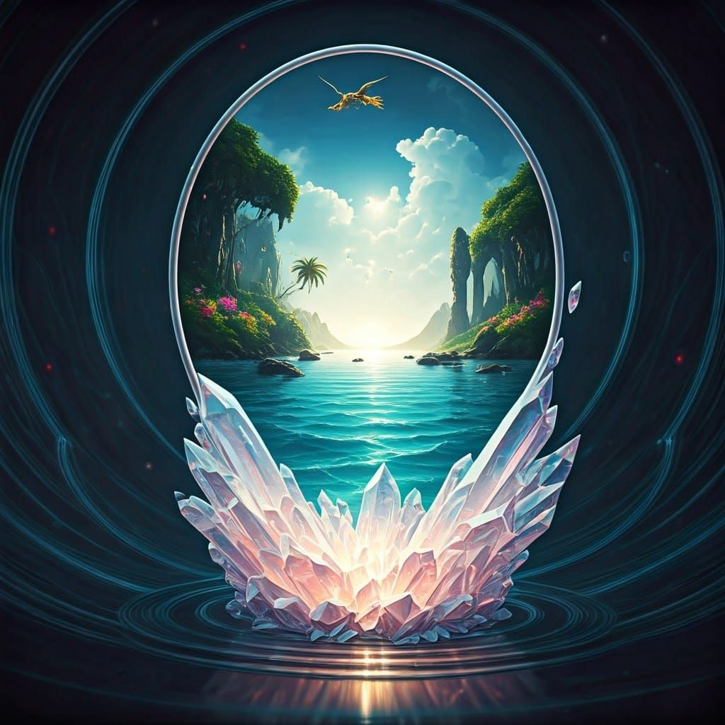 Ethereal Bucket Illuminates Whimsical Seaside Realm