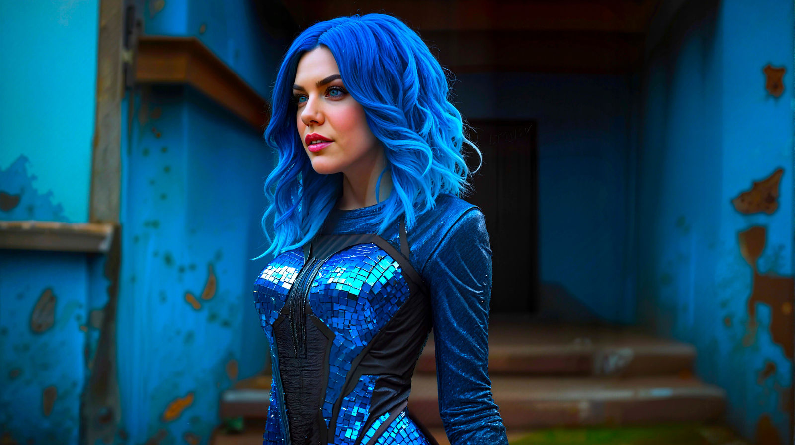 Mattie Love - Glitter in the air series. newly upscaled.