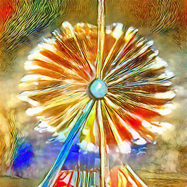 Carnival fireworks pendulum