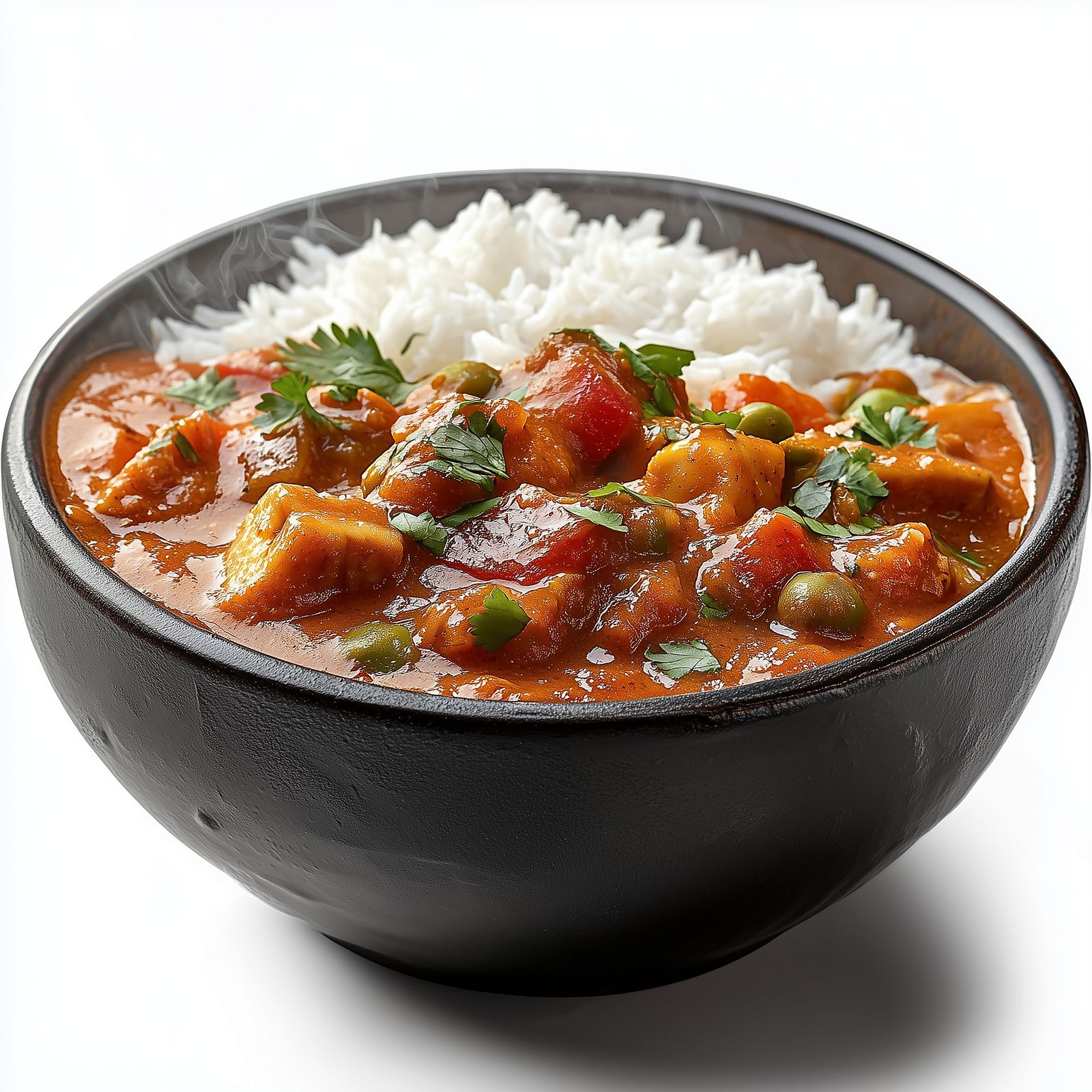 Just a Bowl of Indian Curry and Rice