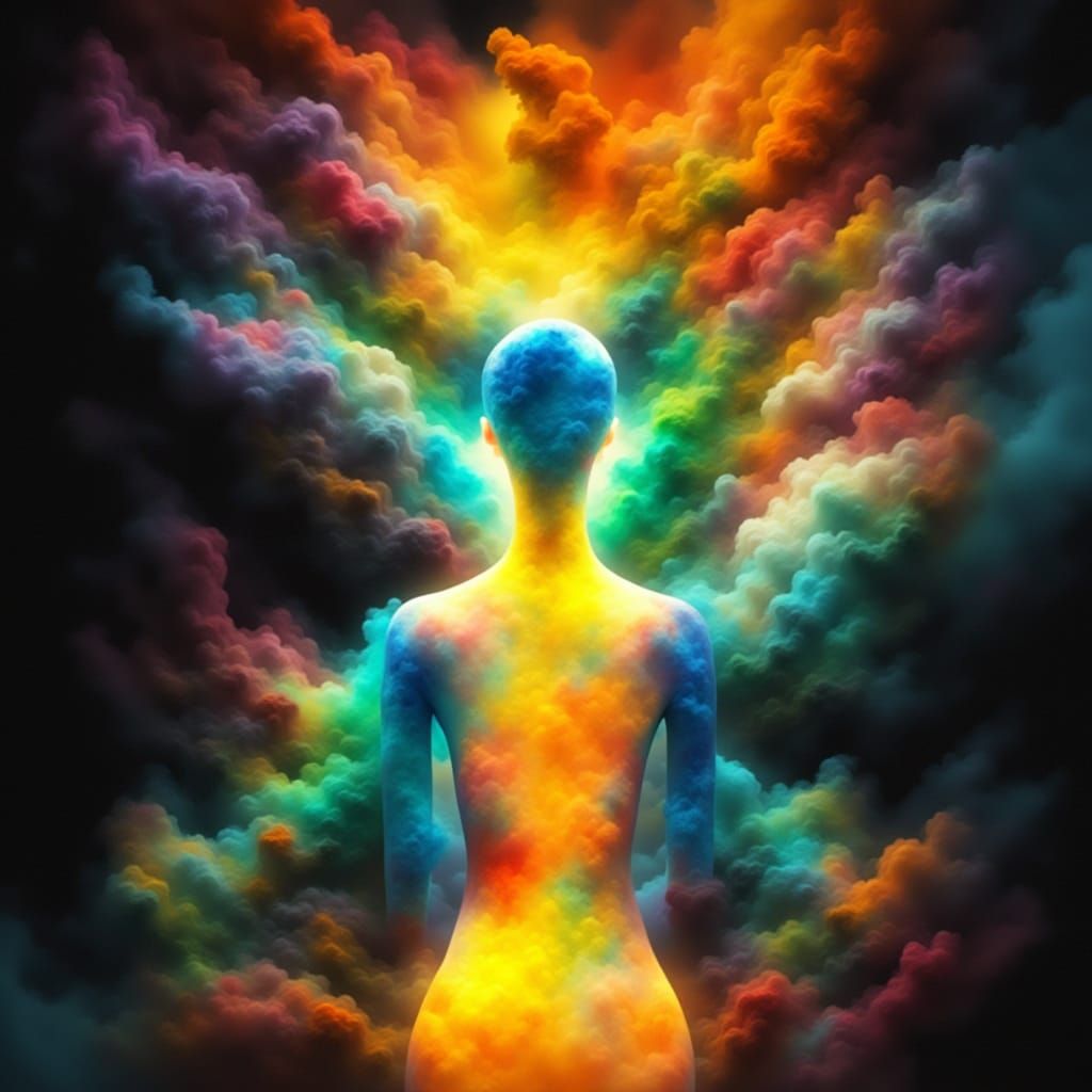 depicting the abstract and the figurative, the series studies the interaction of primitive glass elements in the representation of a  female...