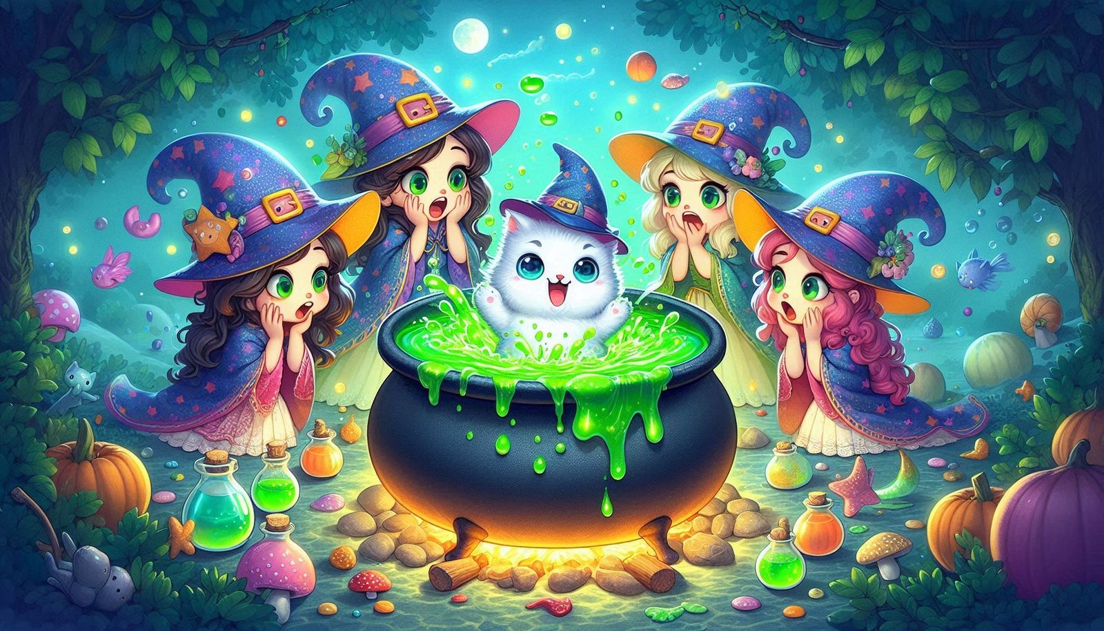 I was surprised to see a cat enjoying itself in a large, hot...