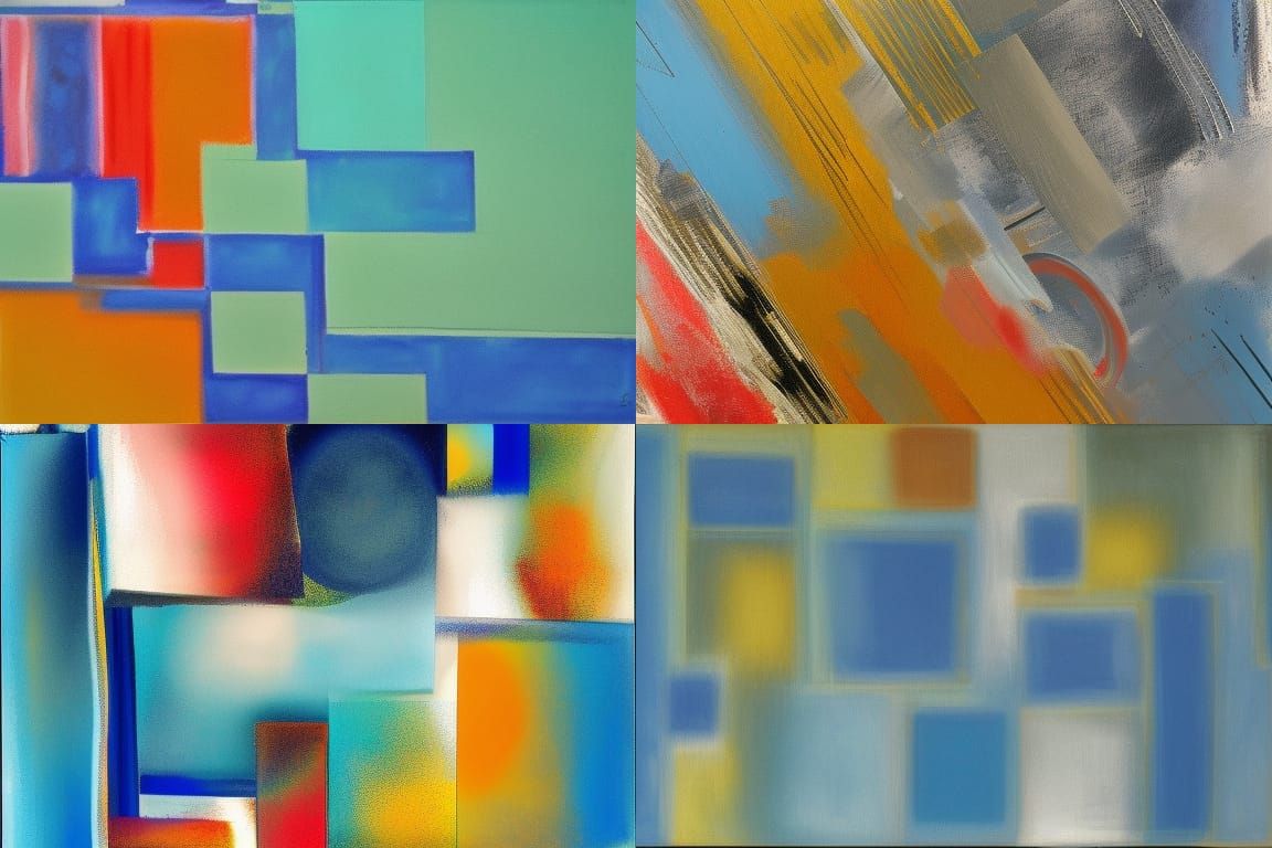 Abstract, Objective abstraction AI Generated Artwork NightCafe Creator