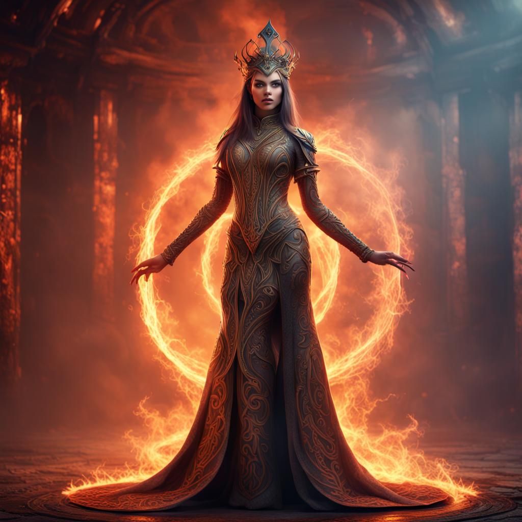 Beautiful Fire Queen