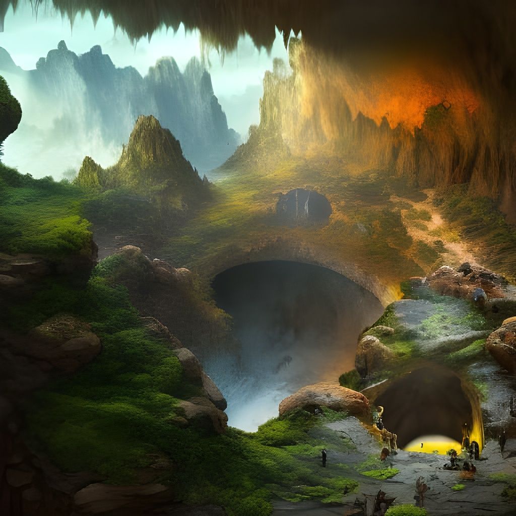 Caves to a Second World  by @Hyrum