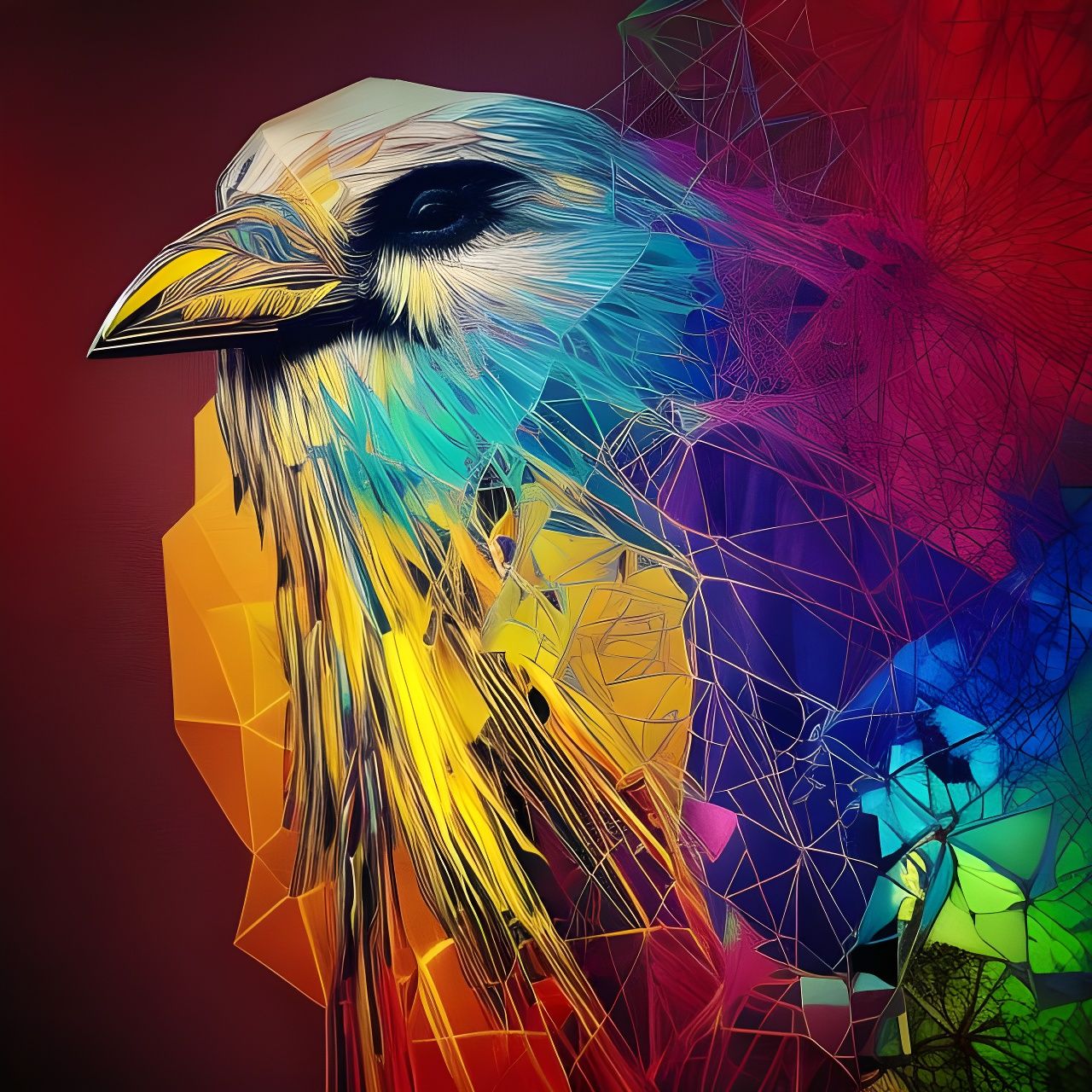 Spectrum Sparrow  by @Nate