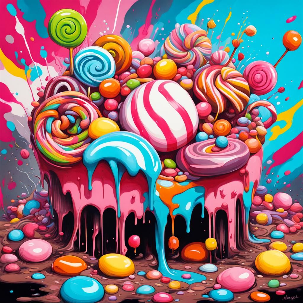 Candy Wonderland Ai Generated Artwork Nightcafe Creator