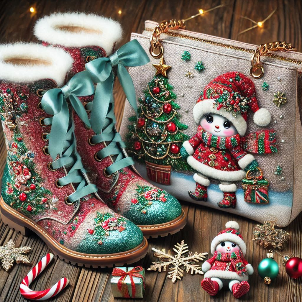 Christmas Bag and Boots