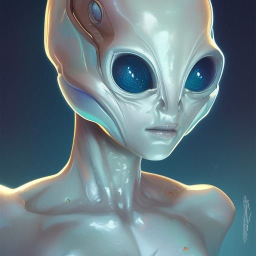 Cute Alien Girl  false