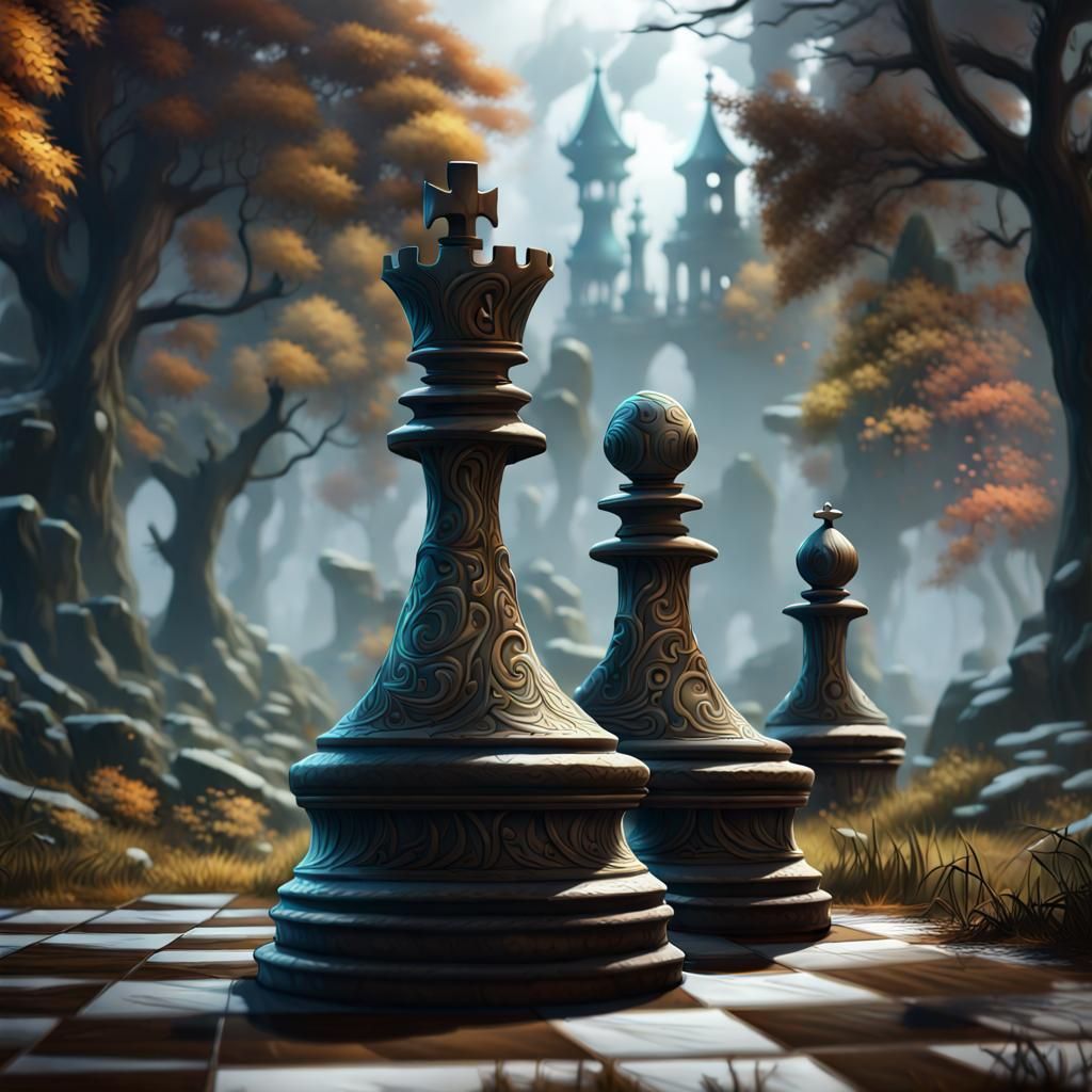 Chess - 9 - AI Generated Artwork - NightCafe Creator