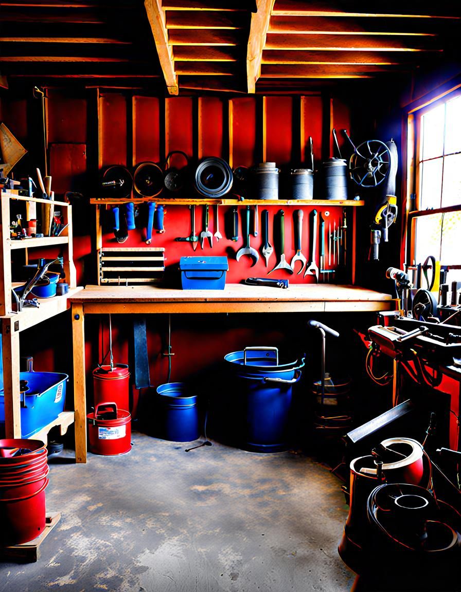 Dad's Workshop  by @Chrissy
