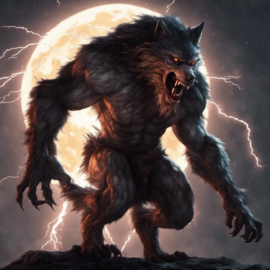 Werewolf - AI Generated Artwork - NightCafe Creator