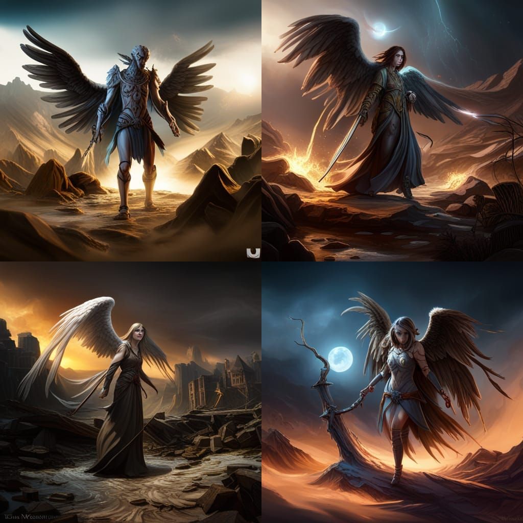 The angel of death - AI Generated Artwork - NightCafe Creator