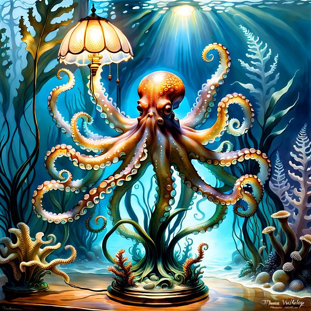 Octopus Lamp.