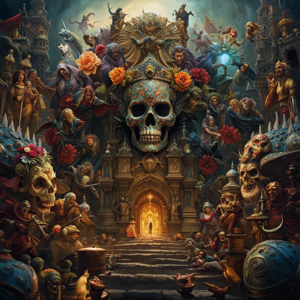 Día de los Muertos - The Dead Rising  by @Joe