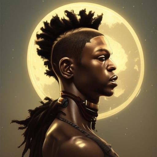 Futuristic Gemini boy