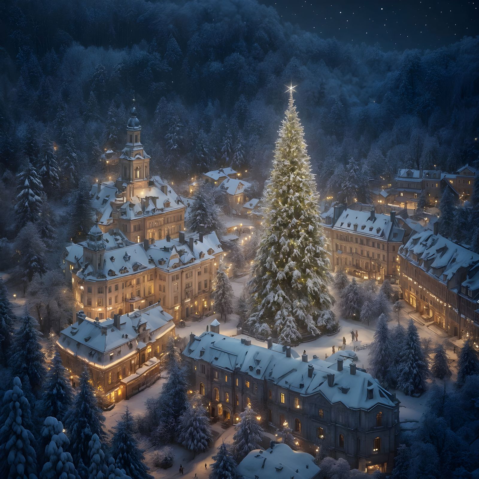 Christmas night  by @Sig