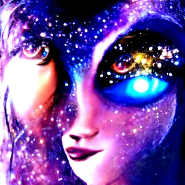a cosmic female with insight in the futurw