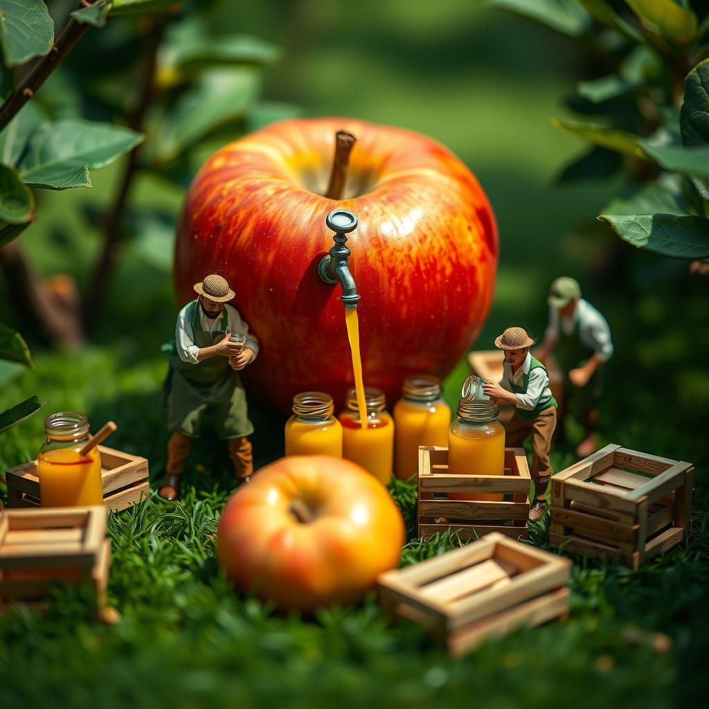 Making apple juice  by @EllaMoonDesign