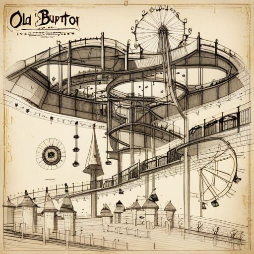 Old Burton Amusement Park  by @Norman Wnuck