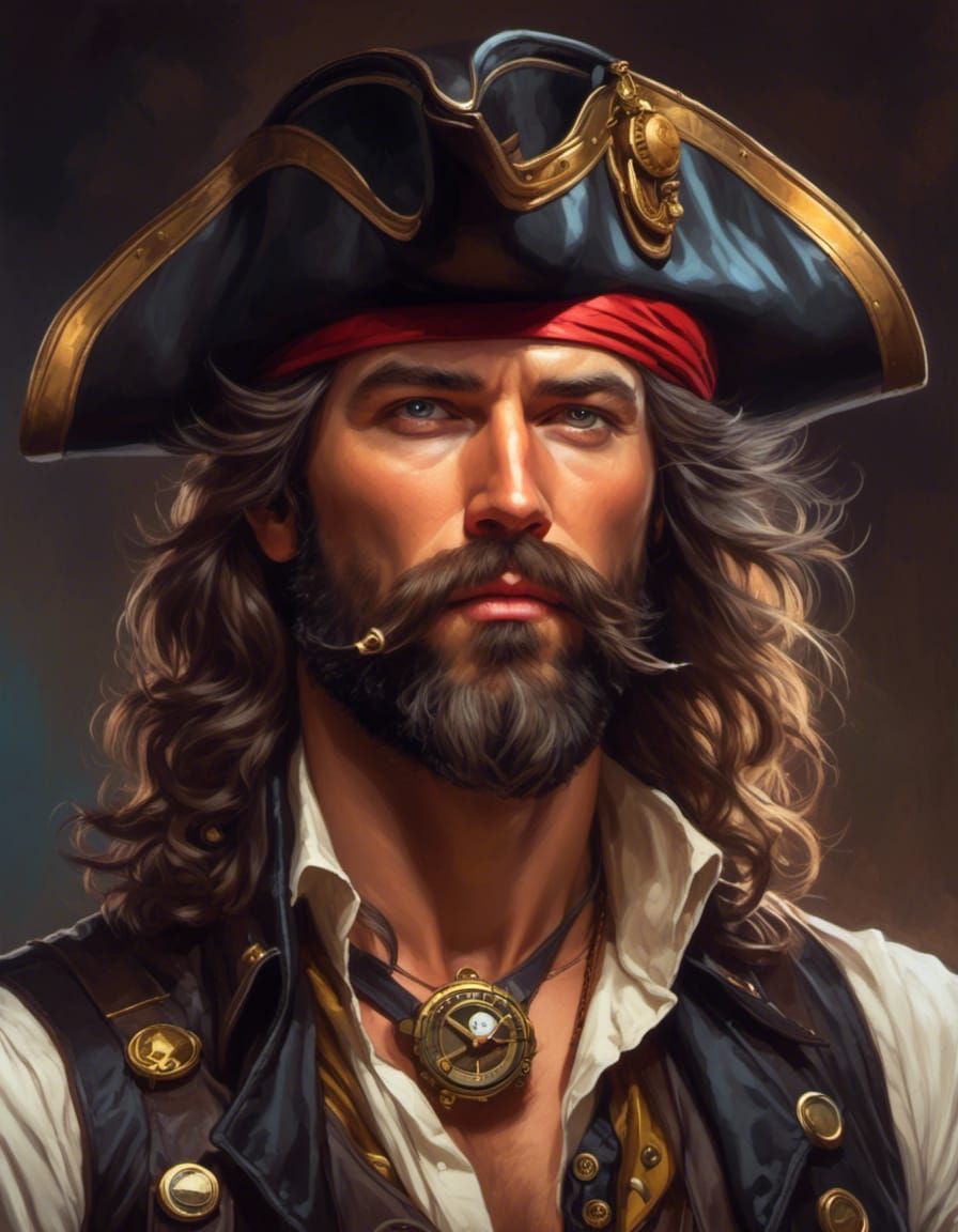 pirate portrait