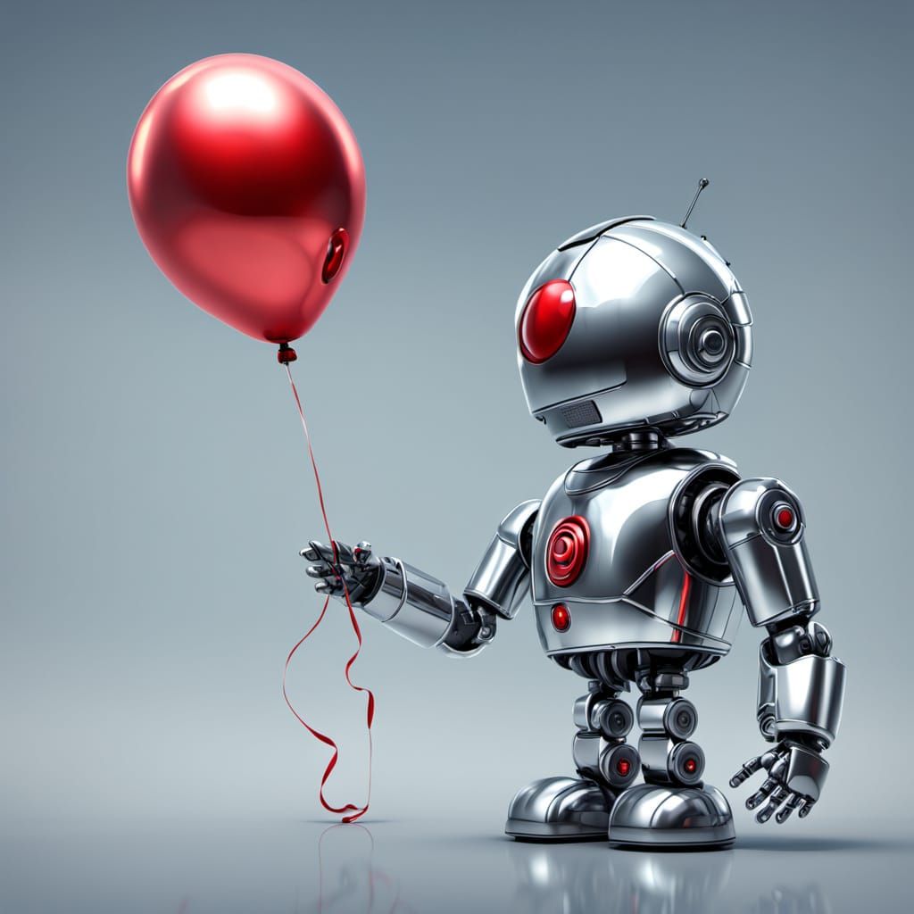 A Red Balloon   by @The Pithy Dragon