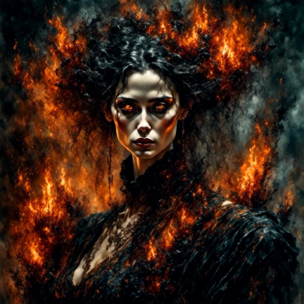 Fire Eyes  by @Znarf