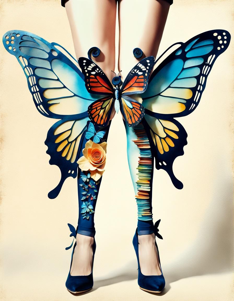 Like butterfly wings