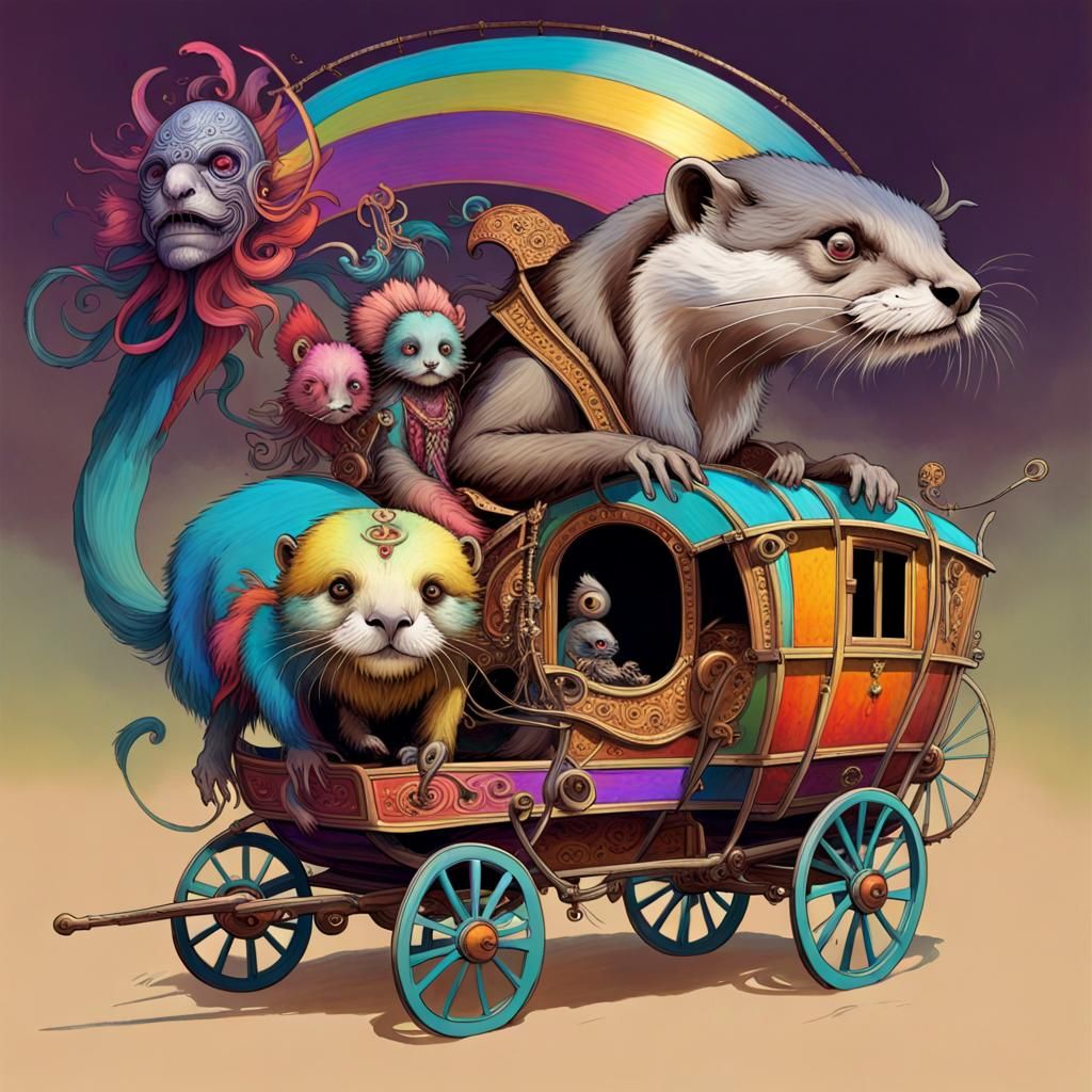 Otter's Magic Show Wagon