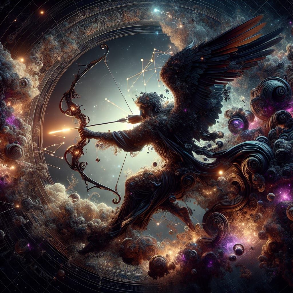 Sagittarius the archer.  by @Karlos Fandango