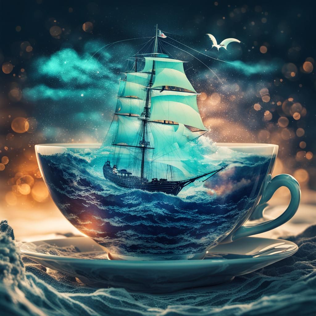 Tea-Ship - AI Generated Artwork - NightCafe Creator