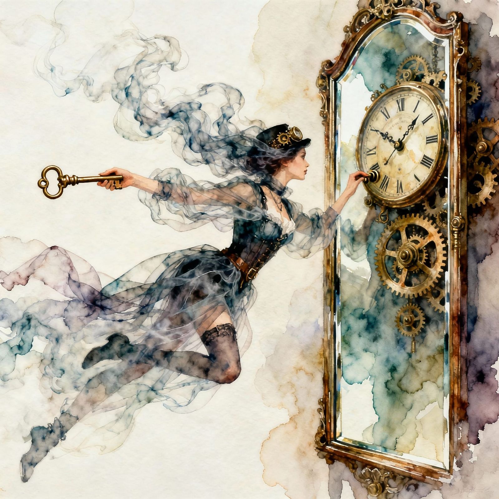 I'll take time back, just for a moment to see you again...  by @Neromagenta