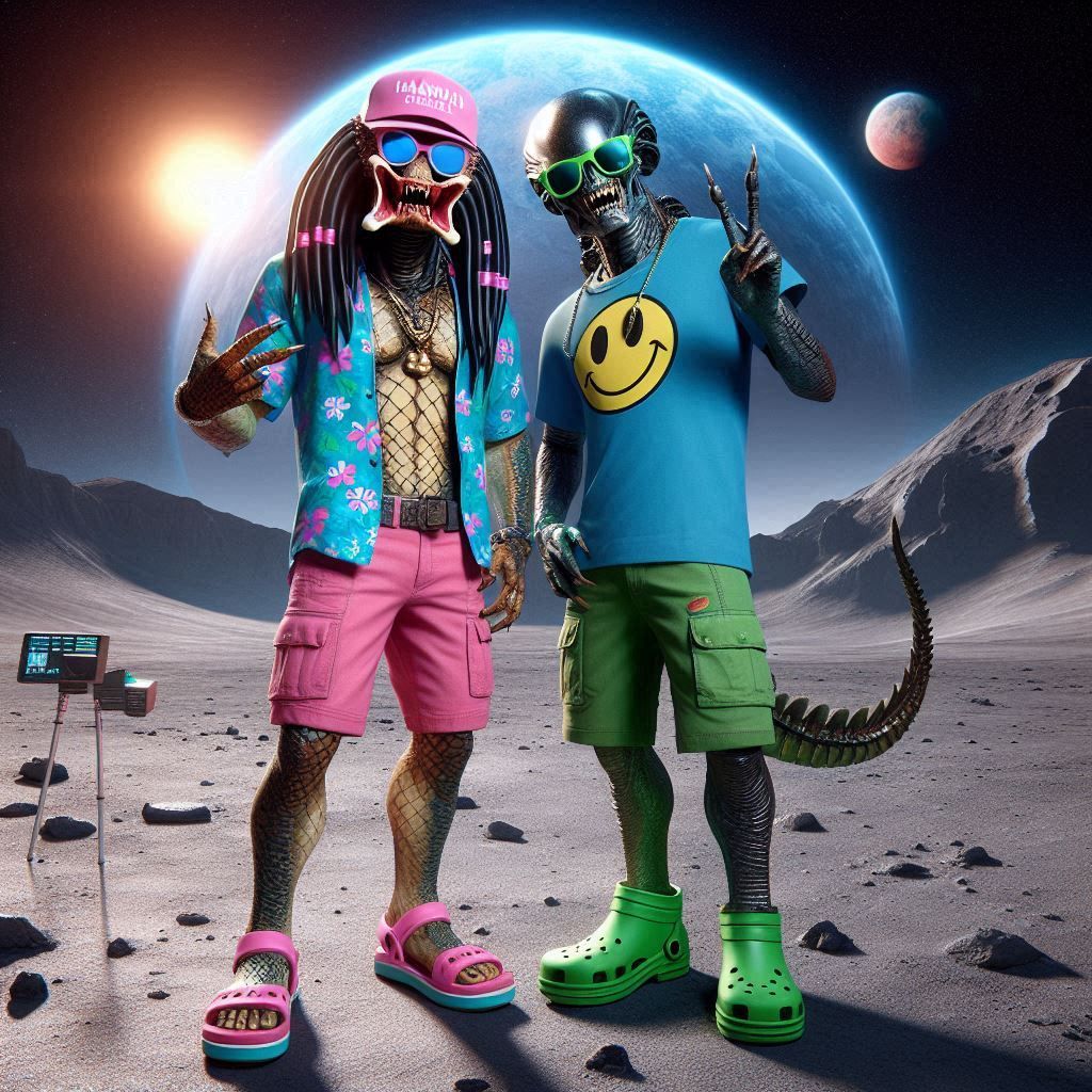 Bros Day Selfies on the Moon 20