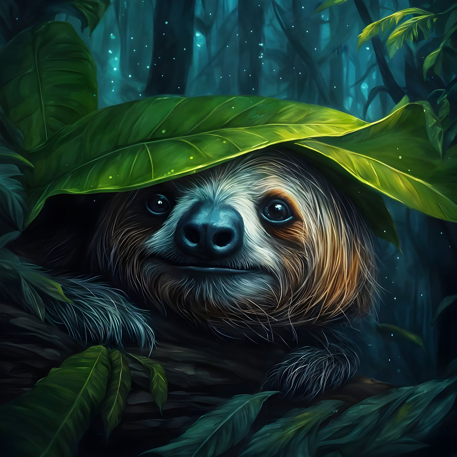 Sloth Undercover   by @Kimby