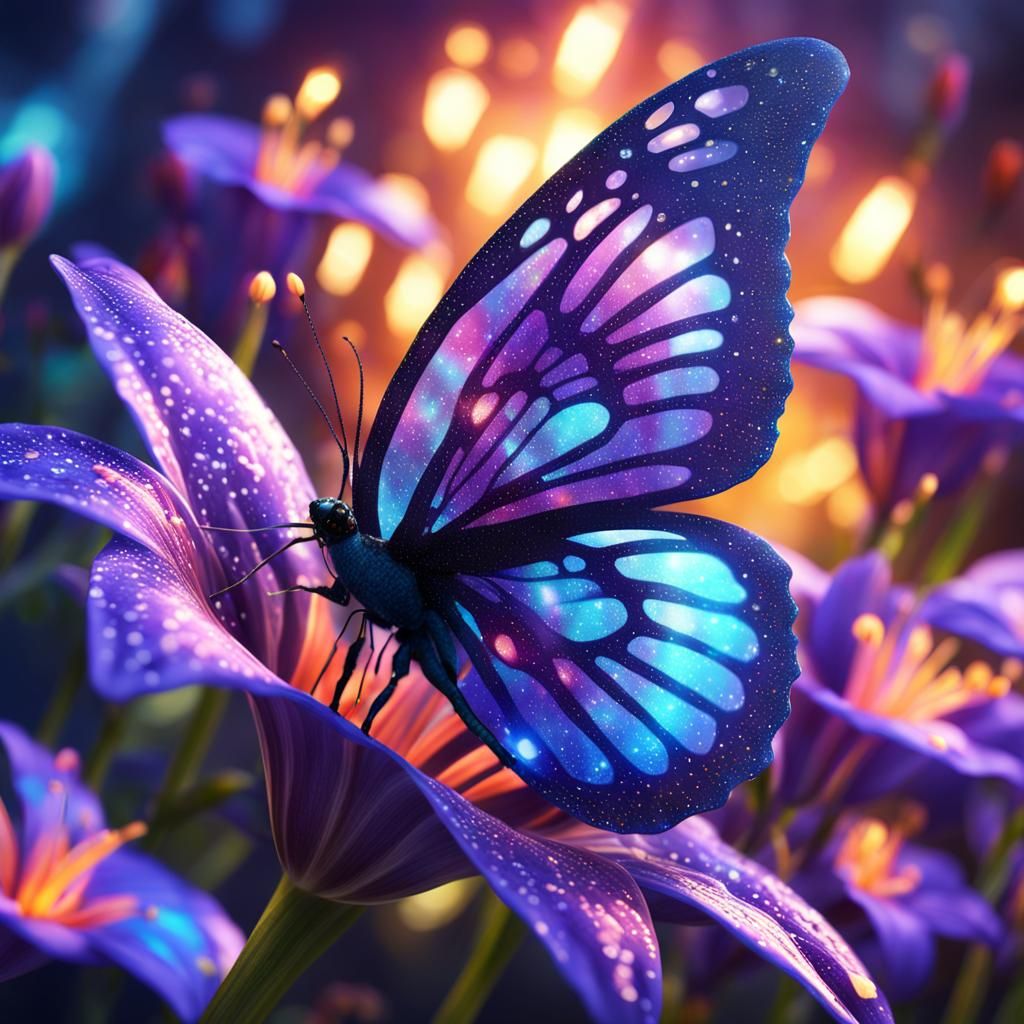 lily butterfly  by @Utopian
