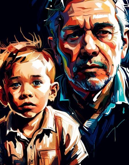 Father and son  false