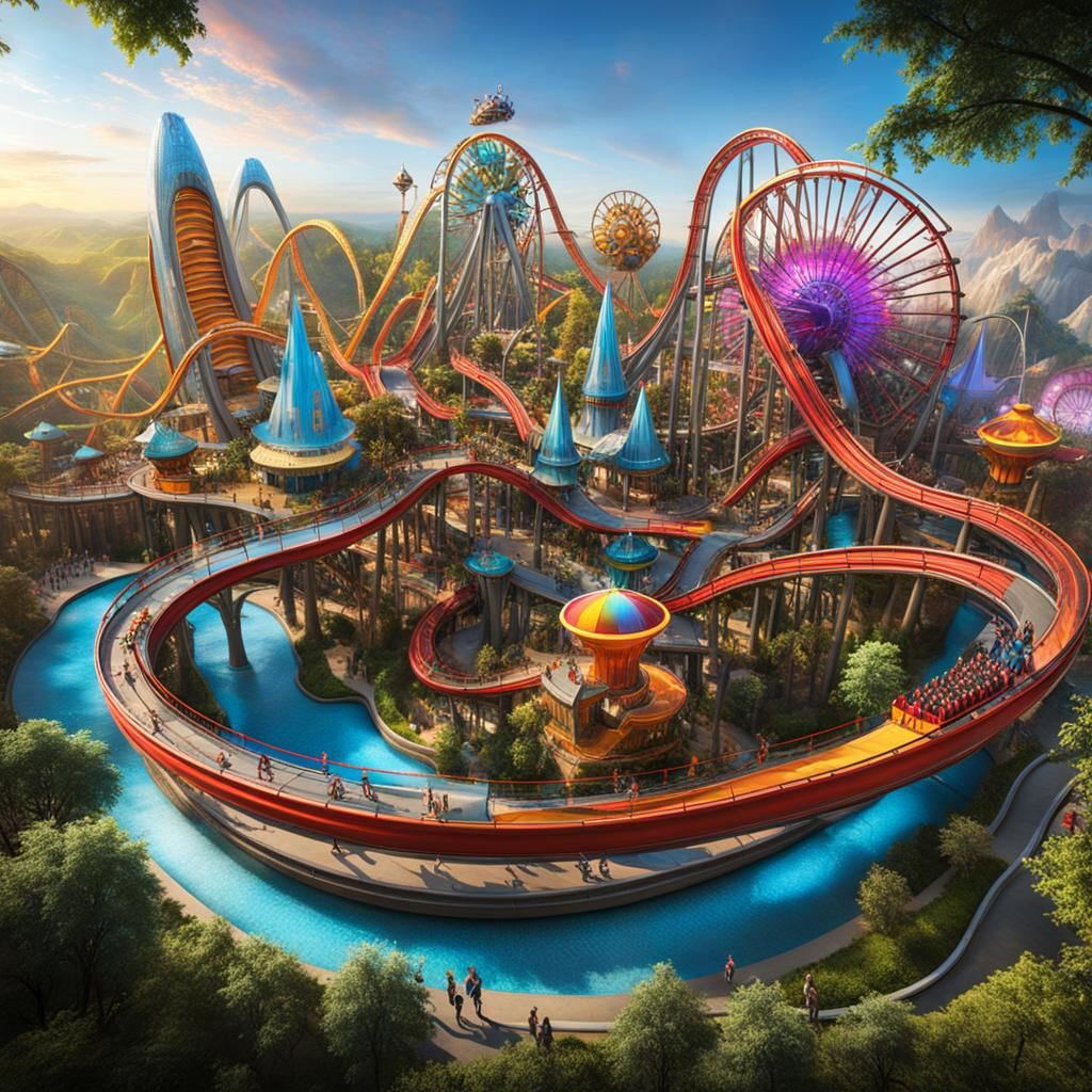 Theme Park  by @Alvonie345