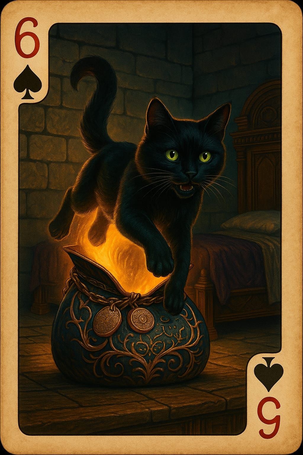 6 of spades Albus I already told you out of my anywhere bag