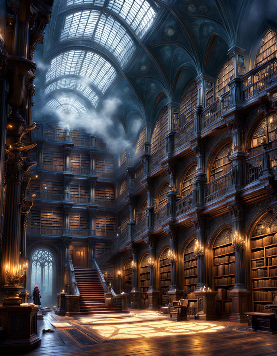 library  by @Gloria Night