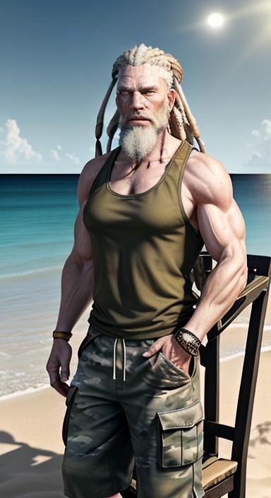 Beach brawl