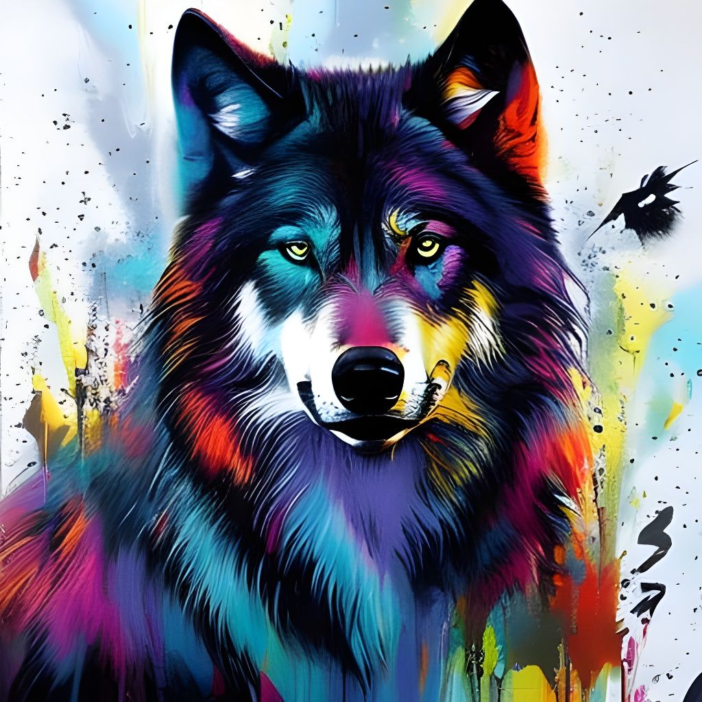 Beautifully Lupine  by @Shywolf