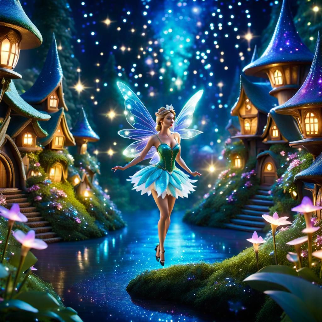 The fairy village  by @Riangwalee