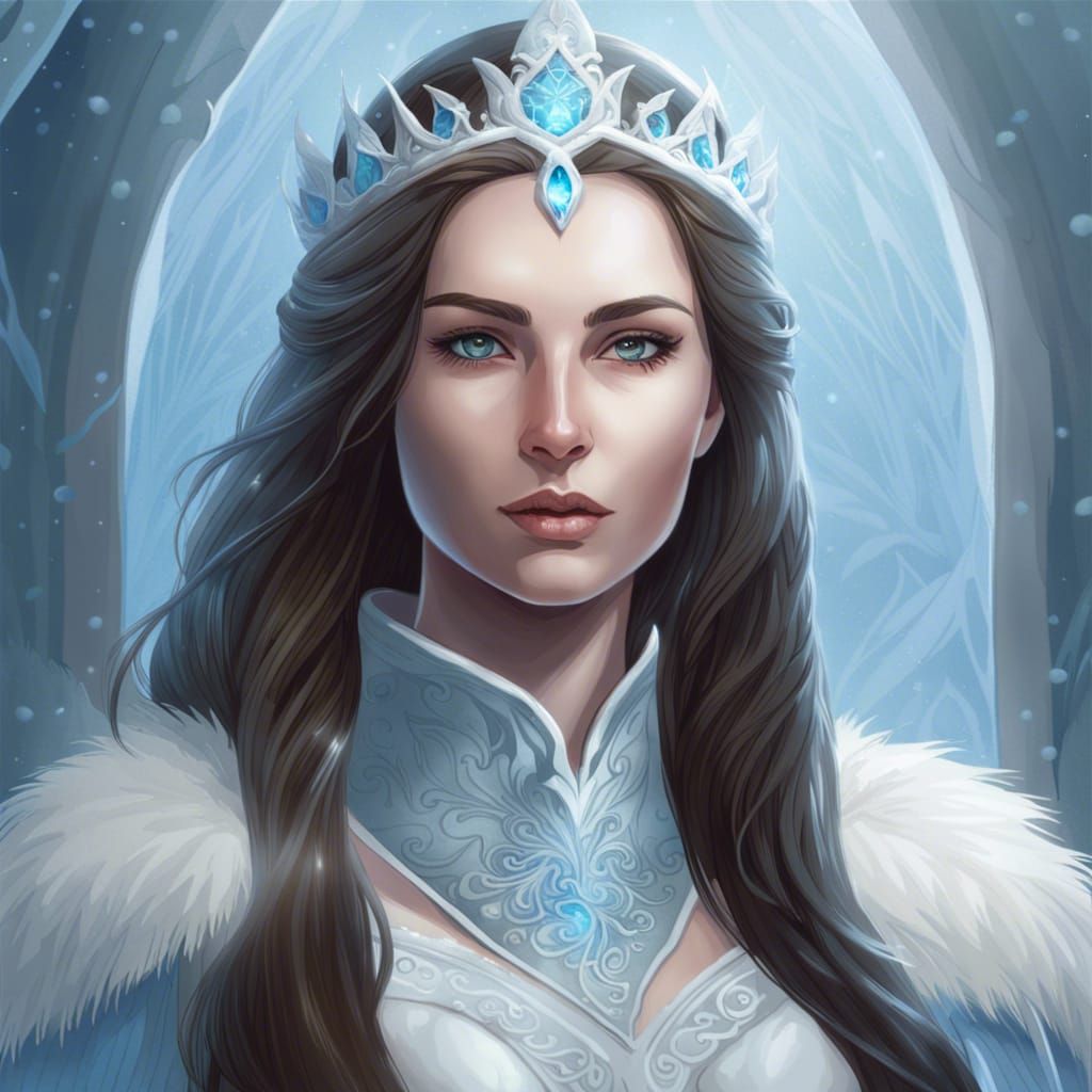 Queen of Ice - AI Generated Artwork - NightCafe Creator